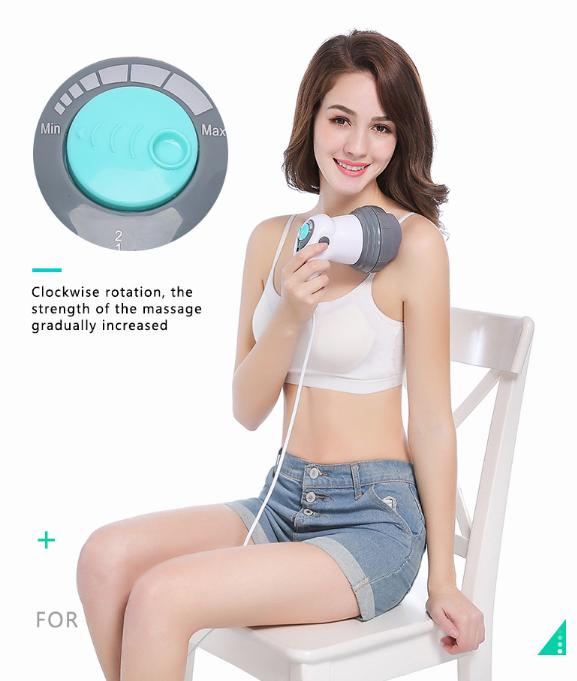 Electric Noiseless Vibration Full Body Massager Slimming Kneading Massage Roller For Waist Losing Weight