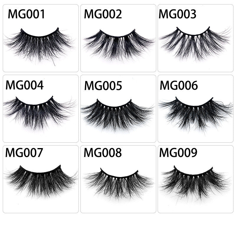 25MM mink false eyelashes