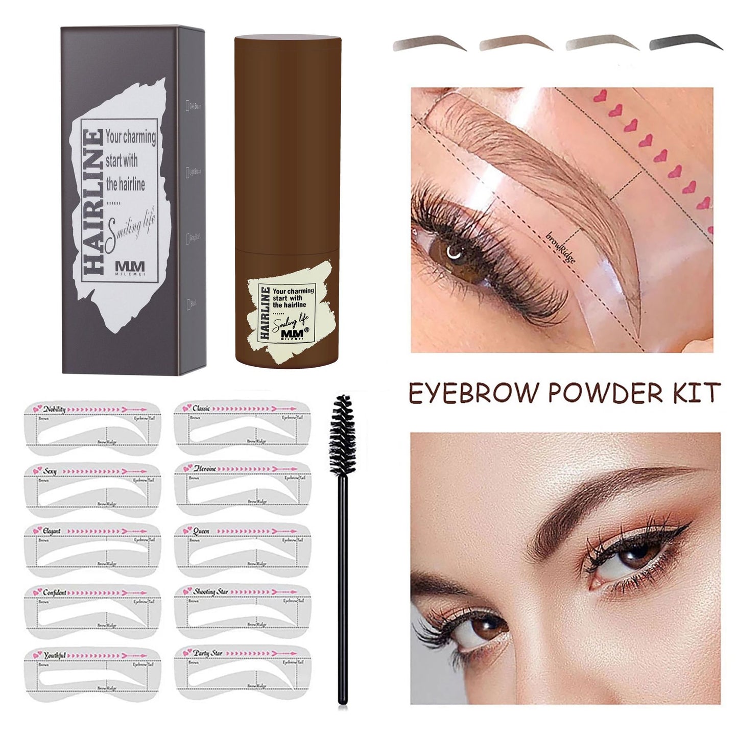 One Step Eyebrow Stamp Shaping Kit